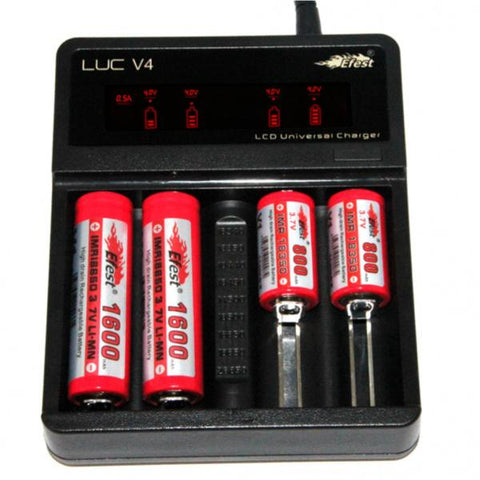 Efest LUC V4-Quad LCD Battery Charger