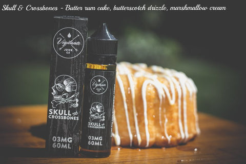 Skull and Crossbones - Butter Rum Cake